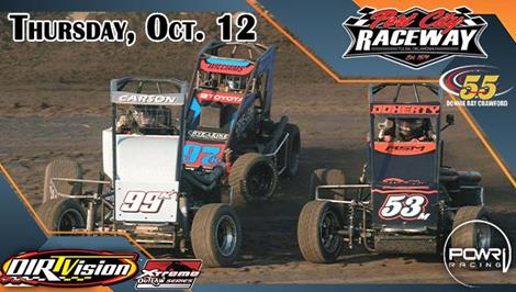 DRC Sooner State 55 Approaches For POWRi/Xtreme Midgets At Port City Raceway