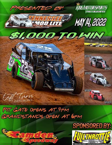 Tennessee Mod Lite Racing Association $1000 To WIN !!!