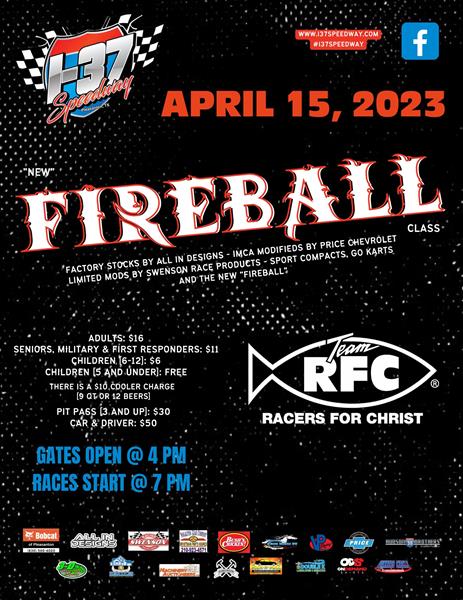New FIREBALL Class Debut and RFC Night April 15th