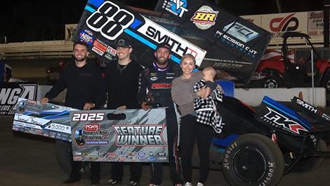Tanner Thorson Triumphs with POWRi 410 Outlaw Sprints at Creek County Speedway