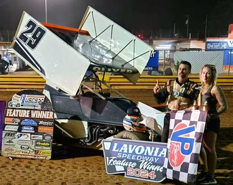 JEFF OLIVER GETS CAREER FIRST USCS WIN @ LAVONIA SPEEDWAY