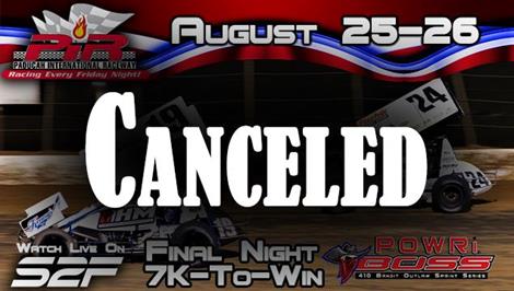 Midwest Dirt Nationals at Paducah International Raceway Canceled for 2023