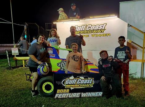 Elkins, Maust, Kokes and Fulghum Top NOW600 Weekly Racing Action at Gulf Coast Speedway