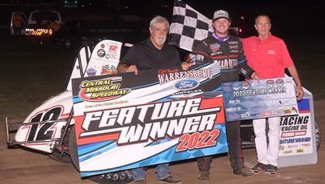 Wesley Smith Wins with POWRi WAR at Central Missouri Speedway