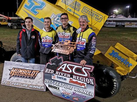 Blake Hahn Wins ASCS Red River Thriller At Humboldt Speedway