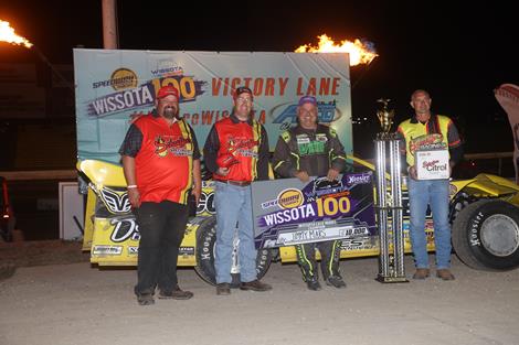 Jimmy Mars is the 2021 Speedway Motors WISSOTA 100 Champion