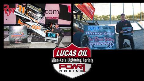 Dvergsten and Truscinski Win Weekend Races with POWRi Minn-Kota