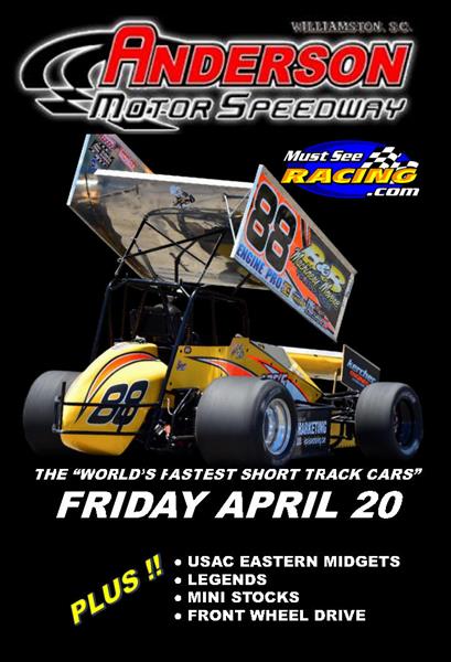 NEXT EVENT: Must See Racing Sprints Friday April 20th 8pm
