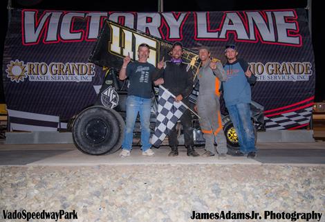 Vance Wofford Wins First Career POWRi Vado Wing Sprint Feature