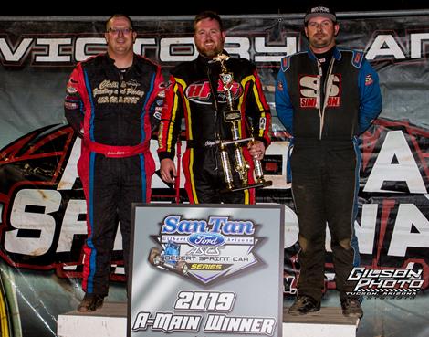 Dustin Cormany Leads It All With San Tan Ford ASCS Desert Sprint Cars