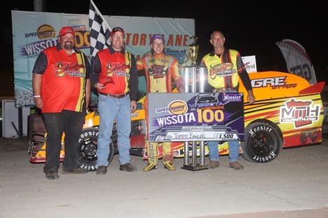 Tommy Bawden is a Speedway Motors WISSOTA 100 Champion