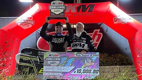 Johnny Boland Earns $10K POWRi Non-Wing Outlaw Micro KKM Challenge Championship Night Win