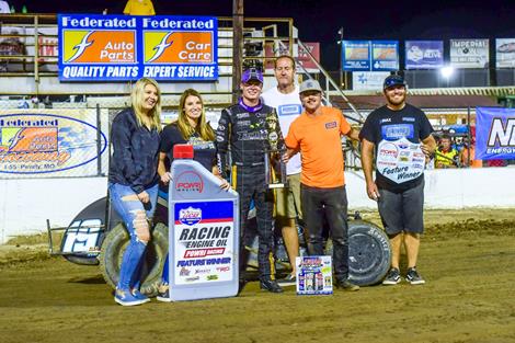 Spencer Bayston Wins Epic Night One of the Ironman 55 with POWRi National Midget League