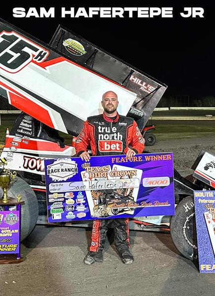 Marcus Thomas, Noah Gass, and Sam Hafertepe Jr Earn POWRi Elite Outlaw Wins in Texas Trio Weekend