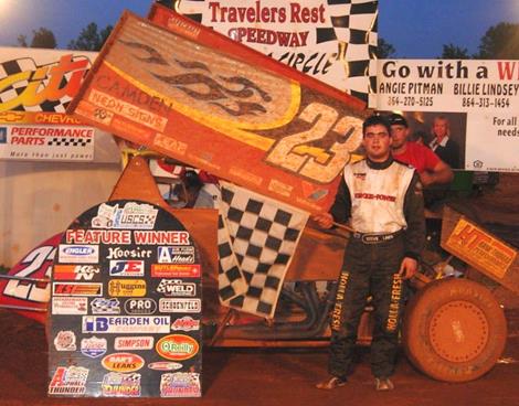 AUSSIE STEVEN LINES CHARGES TO O'Reilly USCS FEATURE WIN AT TRAVELERS REST