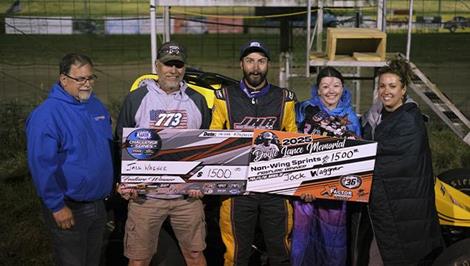 Jack Wagner Wheels to Win with Wholesale Batteries Inc. POWRi WAR/MWRA at US-36 Raceway