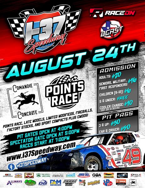 August 24th Comanche Concrete Night