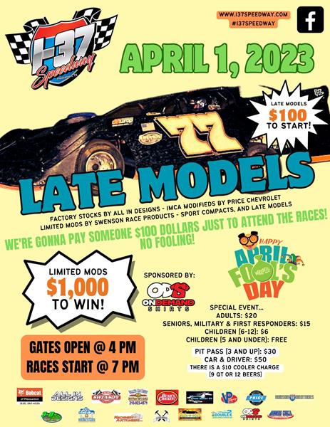 NEXT RACE: April 1, 2023; April Fool's Day!