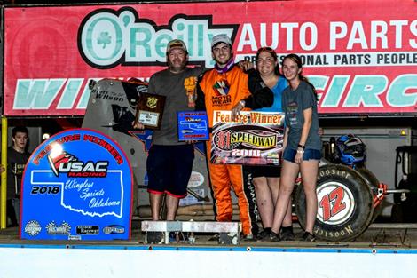 WILSON WINS WINGLESS SPRINTS OKLAHOMA FEATURE AT 81