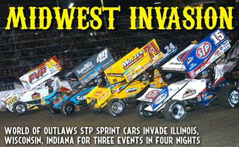 Saldana, Pittman and Gravel Have Unique Perspectives on Week Ahead in Midwest for World of Outlaws STP Sprint Car Series