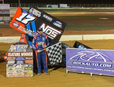Stenhouse collects USCS “Clash at the Gulf” cash on Nite #1 at Deep South Speedway