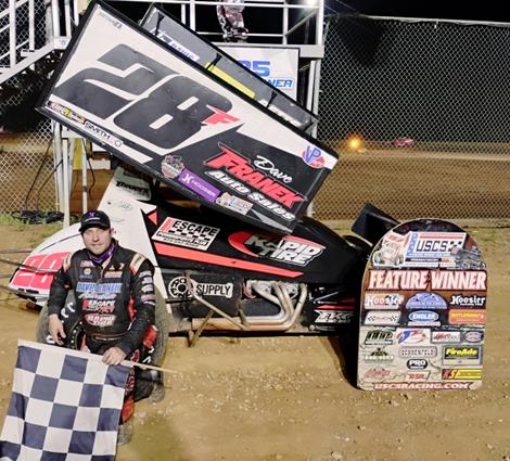 FRANEK FLIES TO 2nd USCS WIN OF 2025 AT NORTH ALABAMA SPEEDWAY