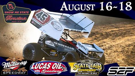 Triple Dose of Iconic Missouri Venues for POWRi 410 Outlaw Sprint League August 16-18