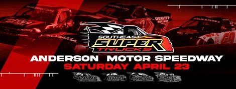 NEXT EVENT: Southeast Super Truck Series Season Opener Saturday April 23, 7pm
