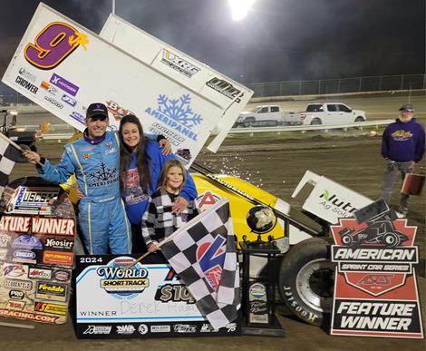 HAGAR SWEEPS USCS/ASCS WORLD SHORT TRACK CHALLENGE AT RIVERSIDE