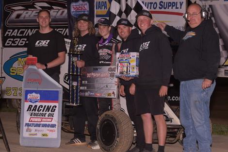 Ryan Timms Becomes Youngest Driver to Win a POWRi National Midget Race