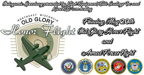 OLD GLORY HONOR FLIGHT & ARMED FORCES Night at the Races
