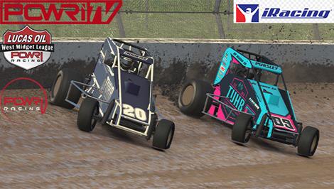 Rogers Wins in Thrilling Finish for the POWRi iRacing League at Eldora