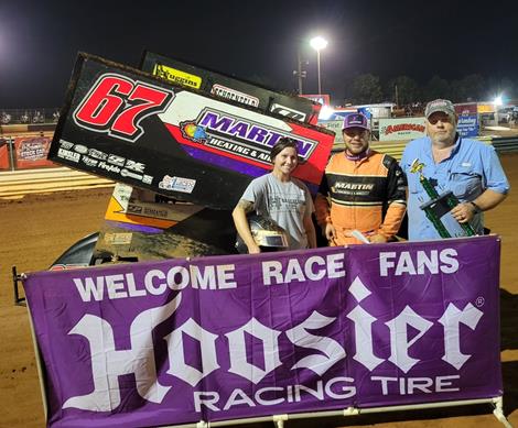 MARTIN GETS A LAST LAP GIFT FOR USCS LAVONIA, GEORGIA WIN