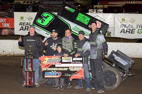 Kaeding and Ballenger Enjoy Victories at Huset’s Speedway During DeKalb/Asgrow Power Series Nationals presented by Casey’s General Stores Finale