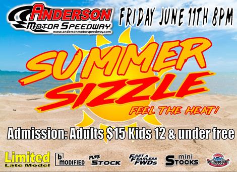 NEXT EVENT: Summer Sizzle Friday June 11th 8pm