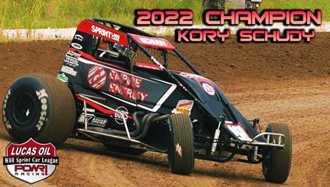 Kory Schudy Shines in POWRi WAR Sprint League 2022 Championship Chase
