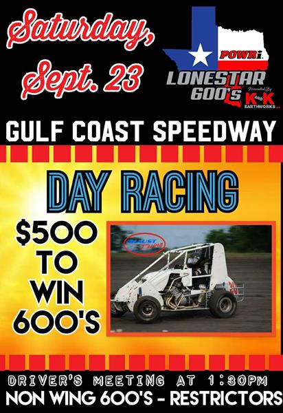 POWRi Lonestar 600's tackle new challenge @ Gulf Coast Speedway