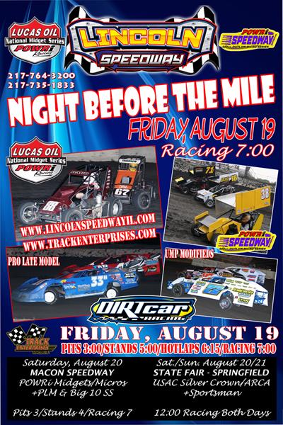 POWRi National Midgets and Micros Head to Lincoln Speedway
