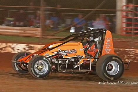 "Smith Shines in USAC Wingless Sprints of Oklahoma Show"