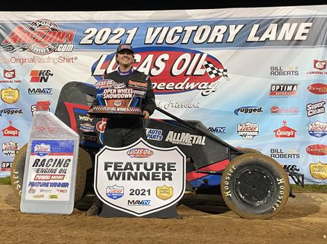 Wesley Smith Shines in Open Wheel Showdown at Lucas Oil Speedway with POWRi WAR