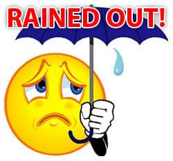 RAINED OUT at Hattiesburg on FRIDAY