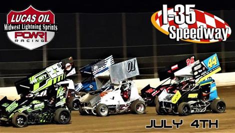 Stanley Kreisel Stretches the Field at I-35 Speedway with POWRi MLS