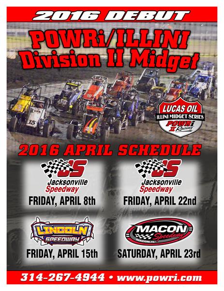 POWRi DII Midgets Set For Opener At Lincoln IL Speedway
