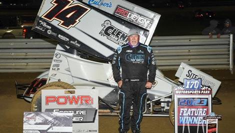 Jack Potter & Randy Martin Reign in POWRi 305 Sprint Opening Weekend Events