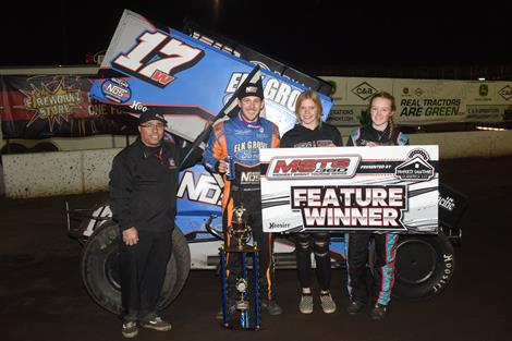 Golobic and Gullion Capture Opening-Night Wins During DeKalb/Asgrow Power Series Nationals presented by Casey’s General Stores at Huset’s Speedway