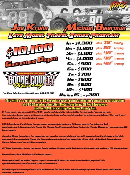 REO Legend IMCA Late Model Points Fund