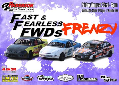 NEXT EVENT: FWD Frenzy Friday August 23rd 8pm