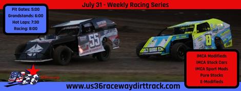 Weekly Racing Series Continues on Friday, July 31