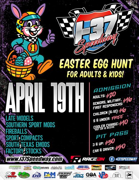 Come on out Saturday night, April 19th for a Hippity Hoppity Eggstravaganza!