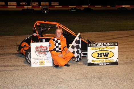 Eyman WINS at Grundy County Speedway